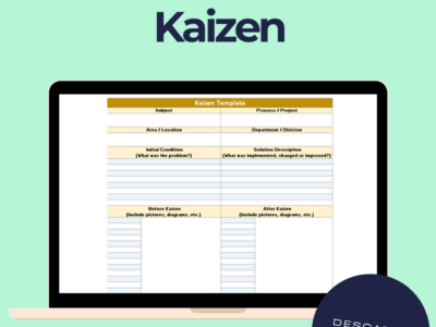 plantilla kaizen